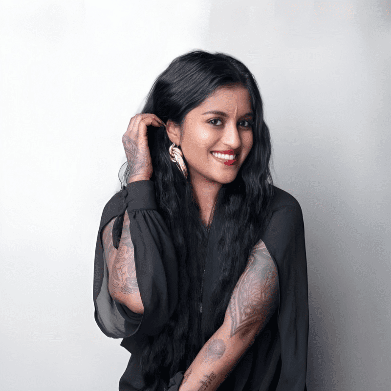 Portrait of Khristina Yusuf, a professional stylist at Educe Salon, showcasing their expertise and style.