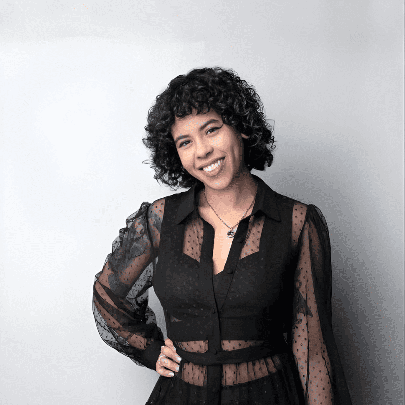 Portrait of Jessica Tavarez, a professional stylist at Educe Salon, showcasing their expertise and style.